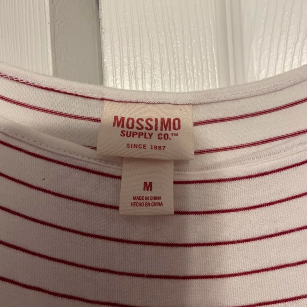 Mossimo Supply Co Racerback Stripped Tank Top - Picture 3 of 4